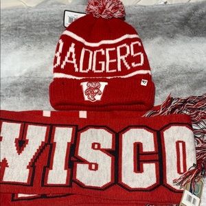 Wisconsin Hat & Scarf